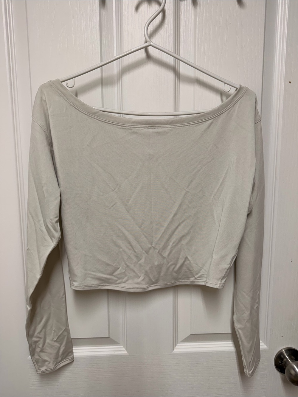 Lululemon Cupro Boatneck Cropped long sleeve shirt